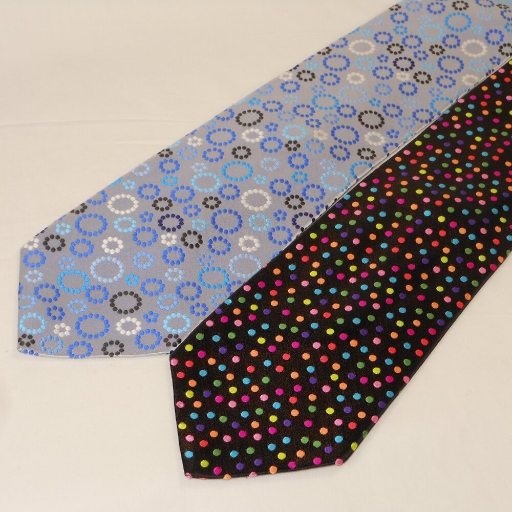 2 beautiful Duchamp silk ties. Made in England